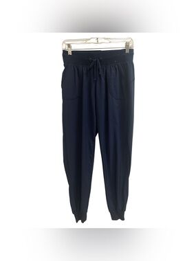 Athletic Works Navy Jogger Pants with Drawstring Size XS